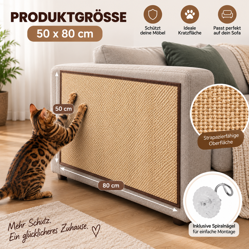 Kratzschutz für Sofa und Möbel