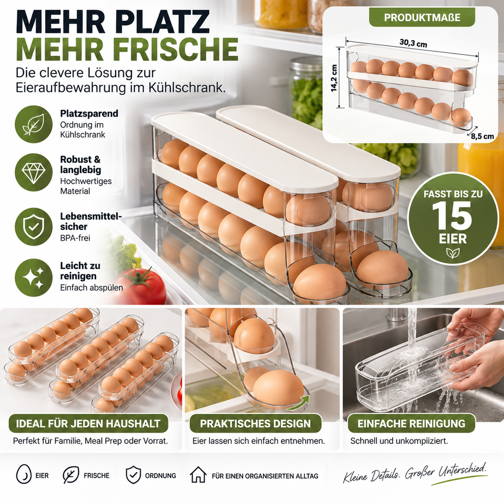 Eierhalter für den Kühlschrank