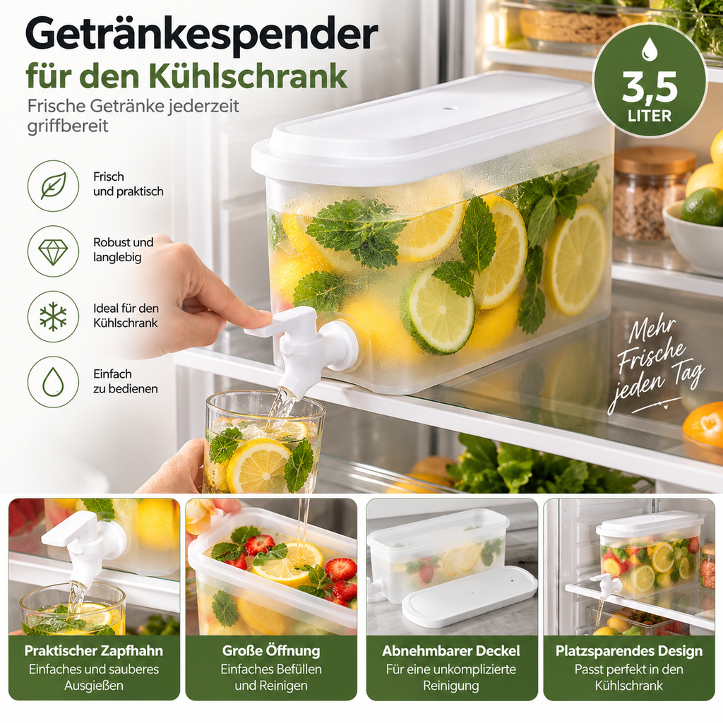 Getränkespender für den Kühlschrank – 3,5 L