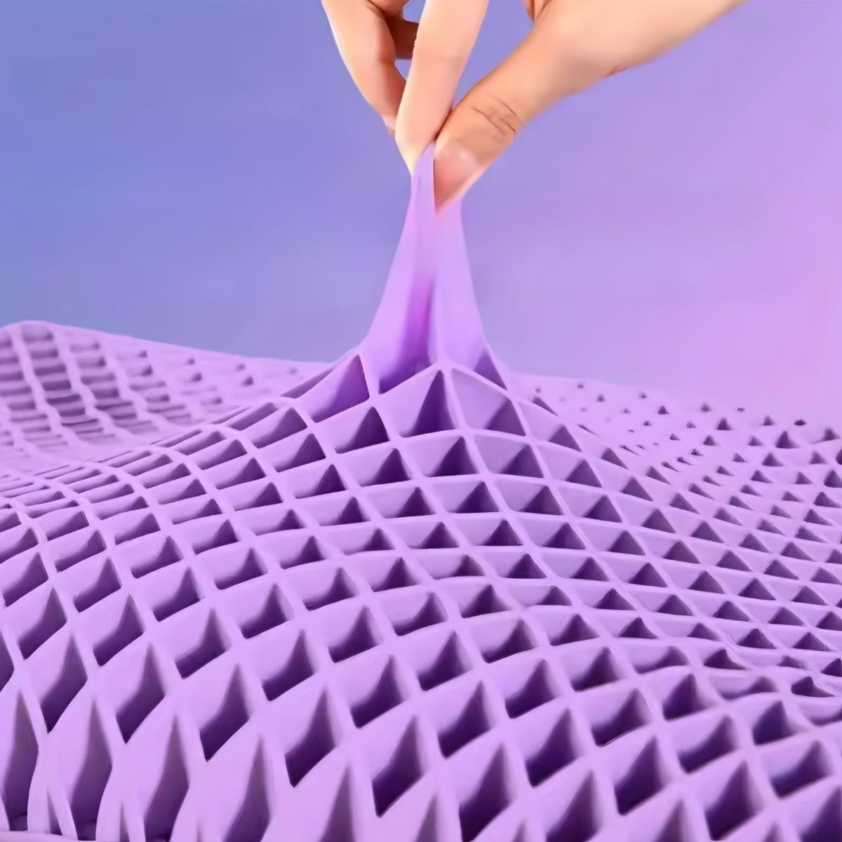 Ergonomisches Gel-Kopfkissen mit Wabenstruktur