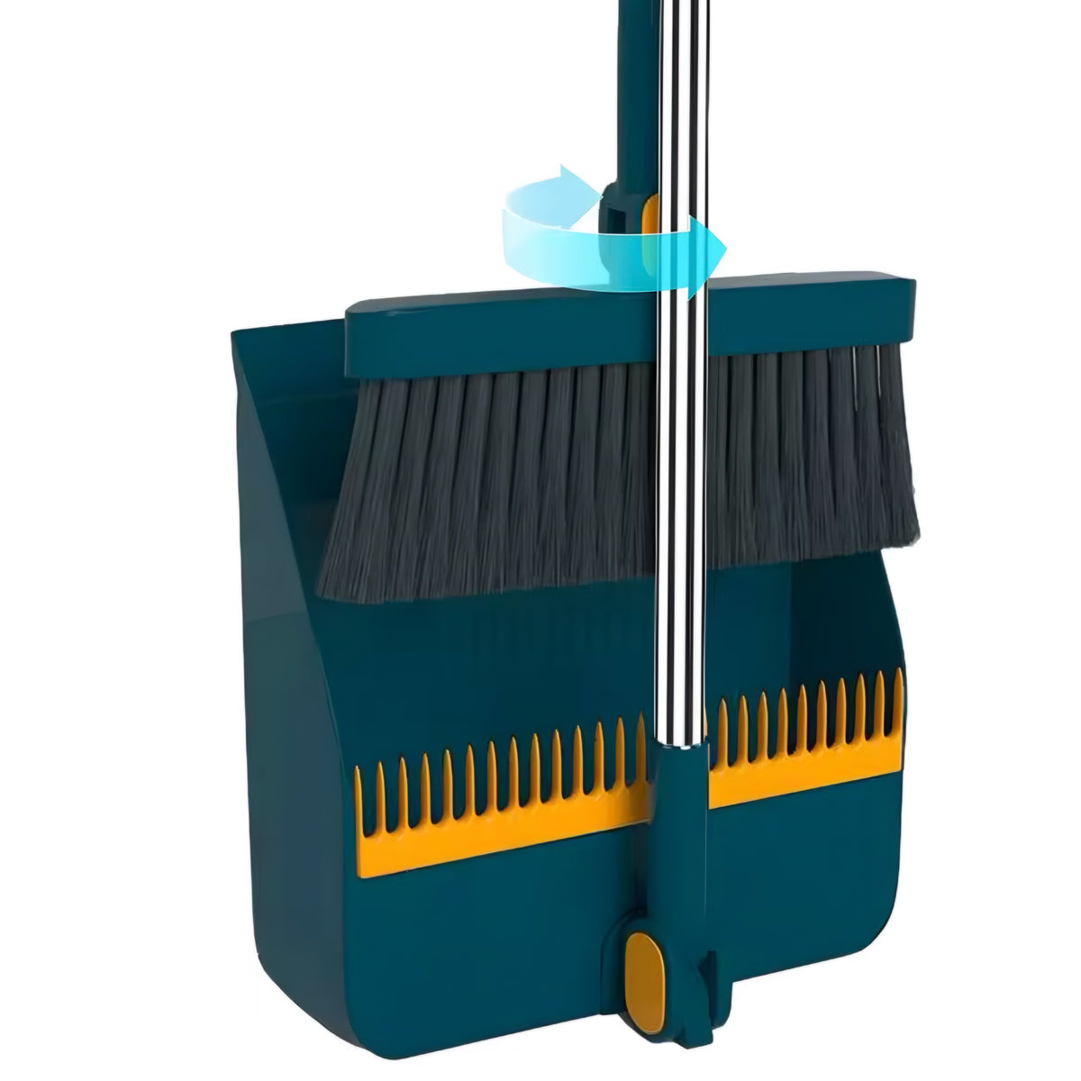 Besen- und Kehrschaufel-Set mit langem Stiel